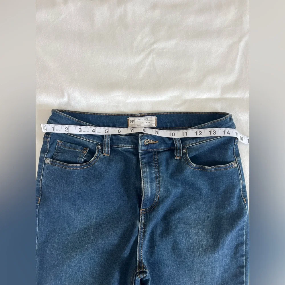 Free‎ People Dark Blue Skinny Jeans